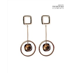 Серьги с кристаллами Swarovski