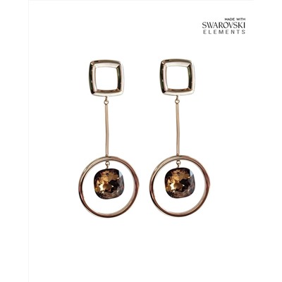 Серьги с кристаллами Swarovski