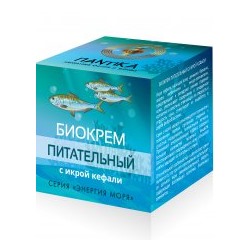 Биокрем питательный от первых морщин с икрой Кефали - Энергия моря
