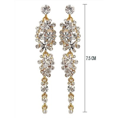 Серьги с чешскими кристаллами