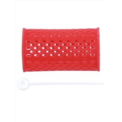 Dewal Бигуди пластиковые для волос RMHR-1, красный, d 38 мм, 12 шт. 2122