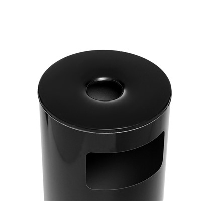 УЦЕНКА Урна с пепельницей 300, черный, D=30 Н=71.8 см, 50 л