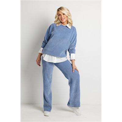 Брюки женские  153В/08/Джинсовый