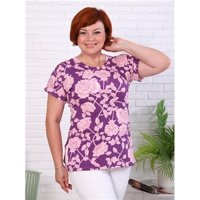 Футболка "Пион" (Лиловый)