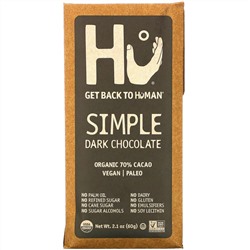 Hu, Simple, Dark Chocolate, 2.1 oz (60 g)