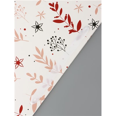 Пакет подарочный новогодний ламинированный горизонтальный «Праздник в лесу», 49×40×19 см