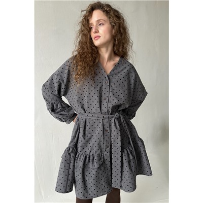 Платье женское  COSY076/03/Серый, черный