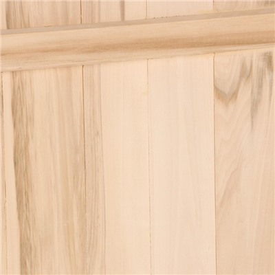 Дверь для бани и сауны, 160×80 см по коробке, липа, на клиньях, массив, «Добропаровъ»