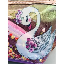 Sunflower Косметичка женская лодочка с пайетками 391, лебедь, разноцветный 21002