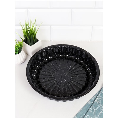 Форма для выпечки Круг 26 см Мрамор / PPS-951 /уп 50/ антипригарное покрытие/ 0,39