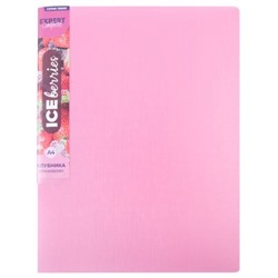 Папка пластиковая 2 кольца "Trend ICEberries" 700мкм 25 мм клубника EC211320073 Expert Complete
