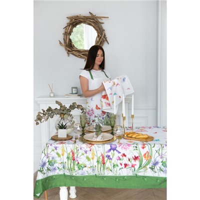 Фартук «Этель» Луговые цветы 70×60 см см, 100% хлопок, саржа 190 г/м²