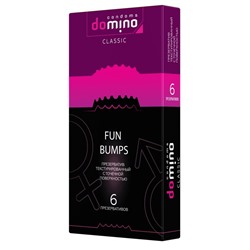 Текстурированные презервативы DOMINO Classic Fun Bumps - 6 шт.