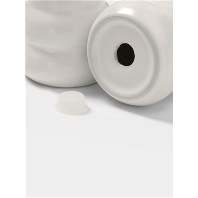 УЦЕНКА Набор для специй Доляна «Зефир», солонка, перечница, 100 мл, керамика, белый