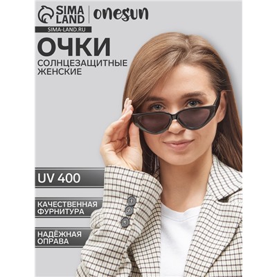 Очки солнцезащитные OneSun, uv 400, дужка 14 см, ширина 15 см, линза 4.2×6.5 см