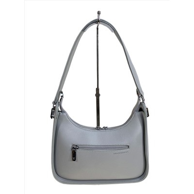 Женская сумка из искусственной кожи, цвет светло серый