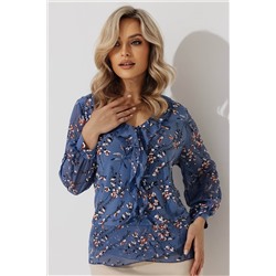 Блузка женская  7086/01/Джинсовый