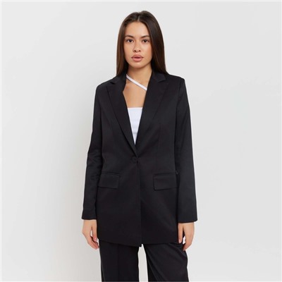 Пиджак женский однобортный MIST, размер 50, чёрный