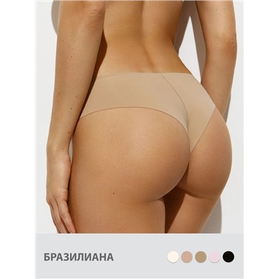 Omsa Трусы 2. OmD 2612B Invisible Brasiliana (лазерная обработка края), PA