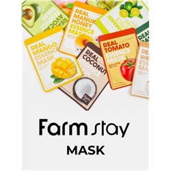 FARMSTAY - МАСКА ТКАНЕВАЯ ДЛЯ ЛИЦА С ЭКСТРАКТОМ ТОМАТА REAL TOMATO ESSENCE MASK, 23 ML