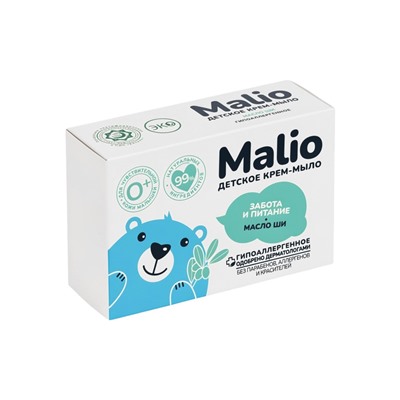 Крем-мыло туалетное детское "Малио" масло ши, 90 г