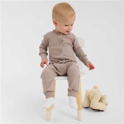 Комбинезон детский MINAKU, рост 80-86 см, коричневый