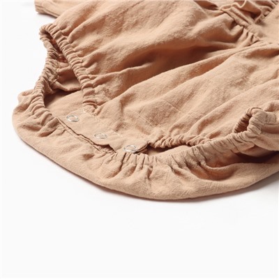 Боди - платье для девочки MINAKU, размер 86-92, бежевое