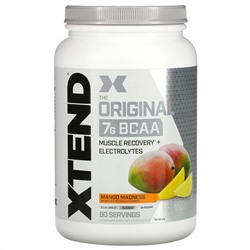 Xtend, The Original, 7 г аминокислот с разветвленной цепью (BCAA), со вкусом манго, 1,26 кг (2,78 фунта)