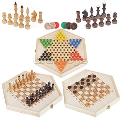Набор 3 в 1 (шахматы, шашки, уголки)