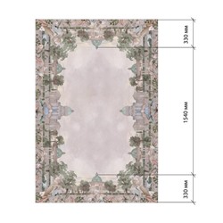 Скатерть «Этель. «Райский сад», 110×150 ± 3 см, 100% хлопок, саржа 190 г/м²