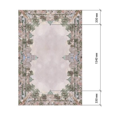 Скатерть «Этель. «Райский сад», 110×150 ± 3 см, 100% хлопок, саржа 190 г/м²