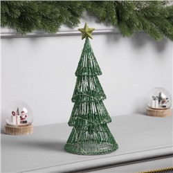 Светодиодная фигура «Ёлочка зелёная» 31×13×13 см, 20 LED, батарейки ААx2 (не в комплекте), свечение теплое белое