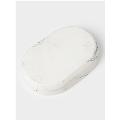 Аксессуары для ванной «Стиль», 4 предмета, мыльница, дозатор для мыла, 2 стакана, белые