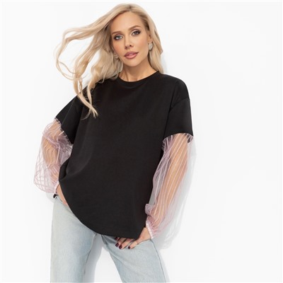 Футболка с декоративными рукавами, Модный бунт (магия)