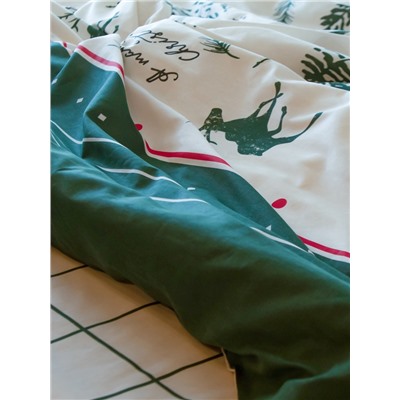 Постельное бельё евро «Этель» Magical Christmas, бязь