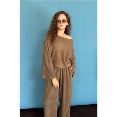 Брюки  WOOL042/04/Коричневый