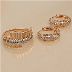 XUPING Кольцо/Серьги с замком кольцо арт. 58 0746 (id 289748)