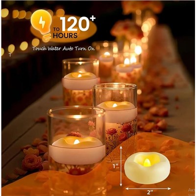 Плавающие фигурные чудо свечи, Led свечи для создания романтики