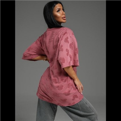 Футболка Ирбис (Махра сухая роза микки)