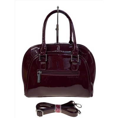Женская сумка из искусственной кожи, цвет бордовый