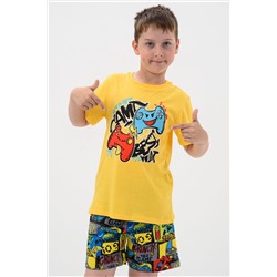 Пижама с шортами Хакер короткий рукав с шортами НАТАЛИ, 1029531