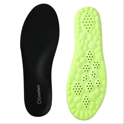 Стельки для обуви,EPE-пена + кожа ,прочные дышащие антибактериальные амортизирующие спортивные стельки из воловьей кожи 35-40