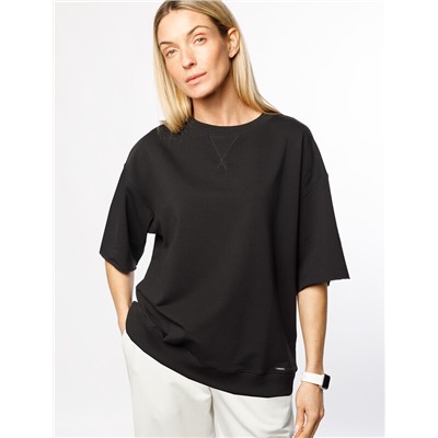 Футболка из тонкого премиального футера с эластаном