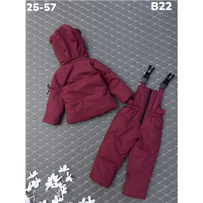 Костюм B22 бордовый