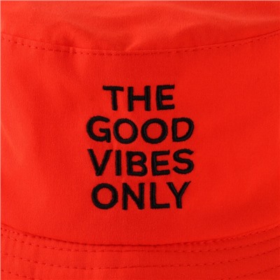 Панама Good vibes, оранжевая, р-р 56