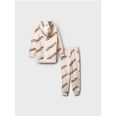 Комплект трикотажный для девочек: толстовка, брюки