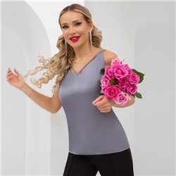 Топ, Создана для поцелуев (французский серый)