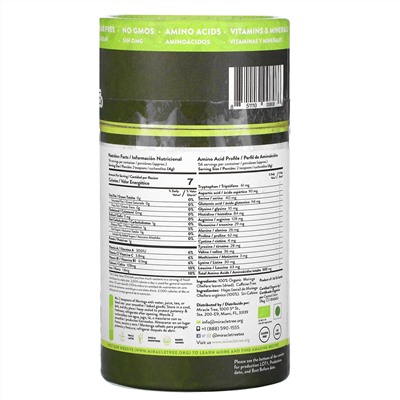 Miracle Tree, 100% Organic Moringa Superfood Powder, 8 oz (226.8 g)