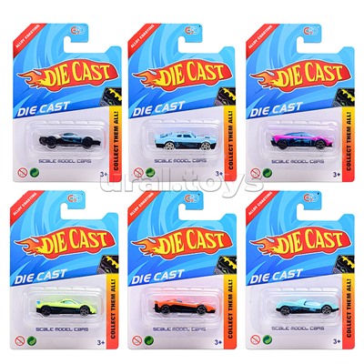 Машина металлическая "Гонщик" на листе