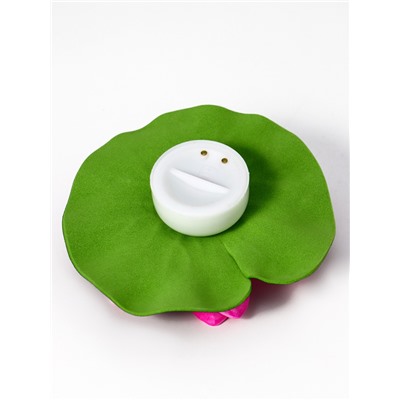 Садовый светильник для водоёмов «Лотос», 10×13×15 см, на батарейке, розовый